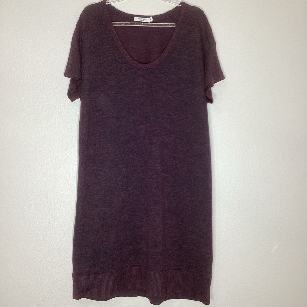 Rag & Bone Merlot Rosalind Dress Med - Picture 2 of 9